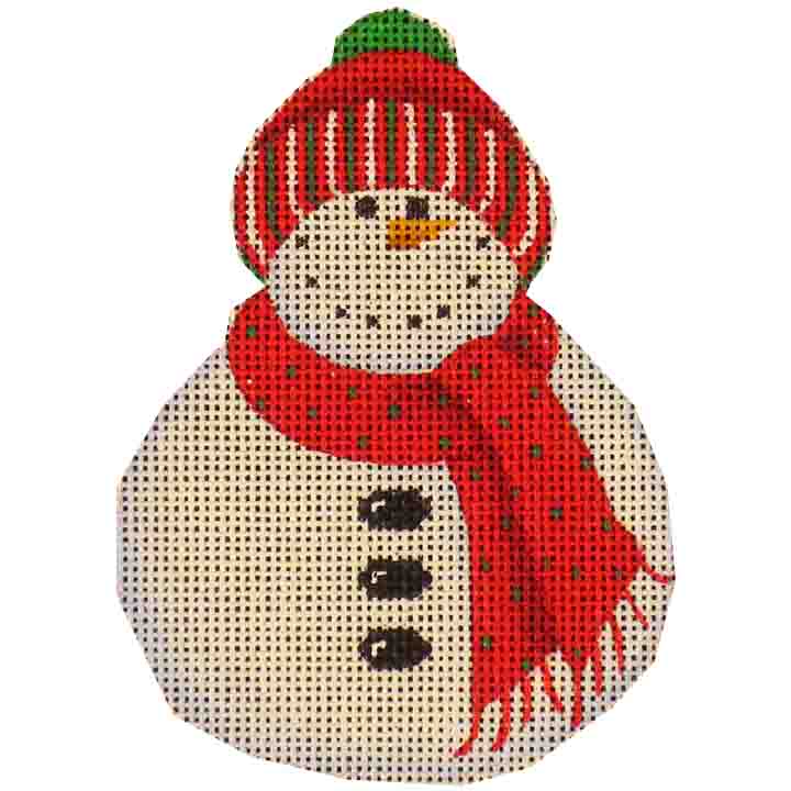 507L - Red Scarf Snowman