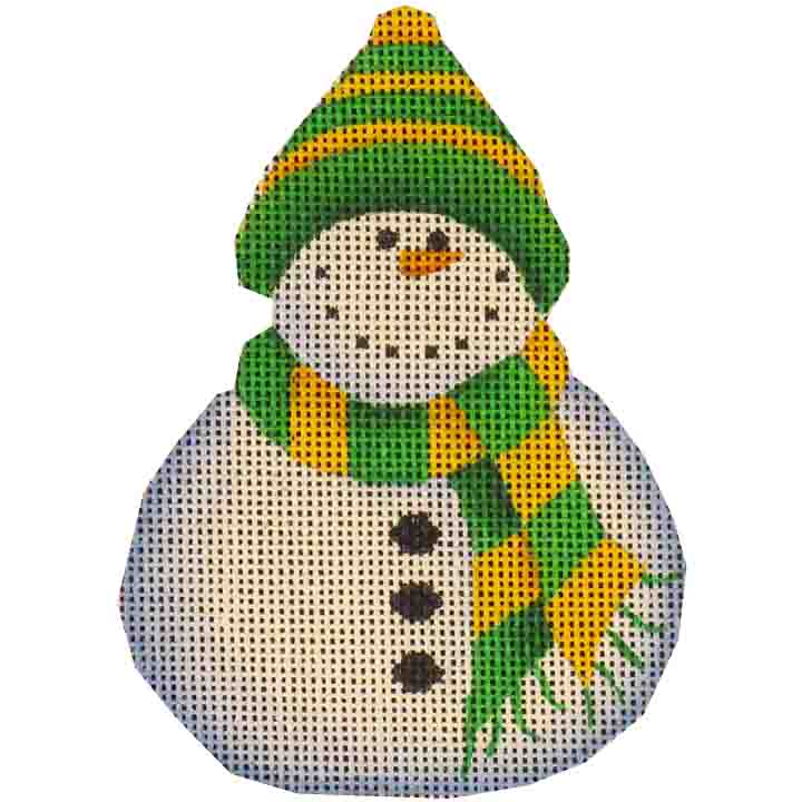 507M - Green Hat Snowman