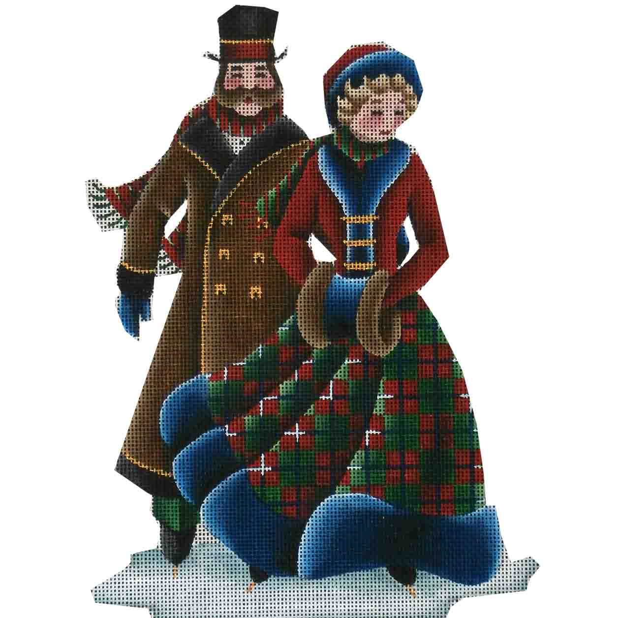 517I -  Victorian Skaters