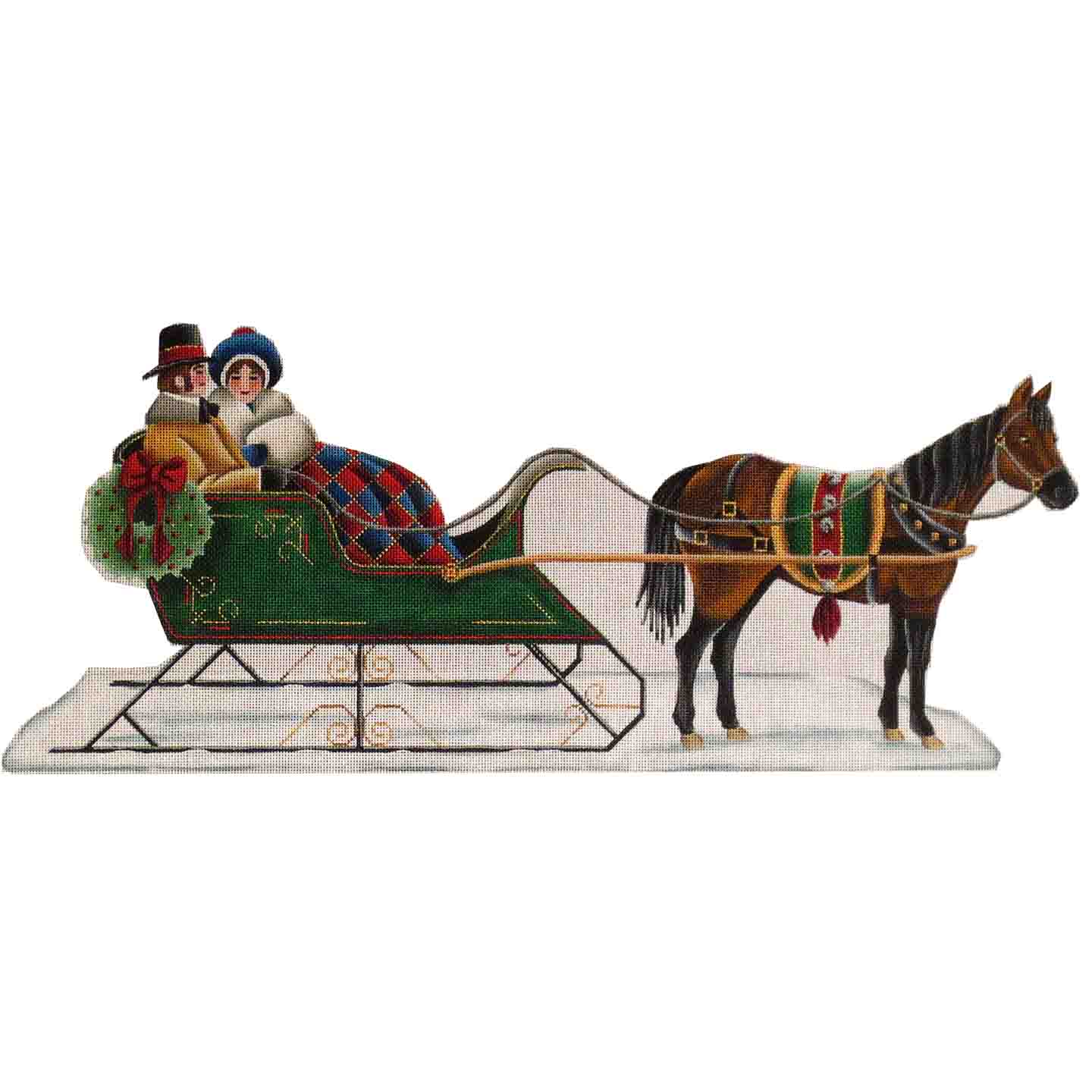 517J -  Horse and Sleigh