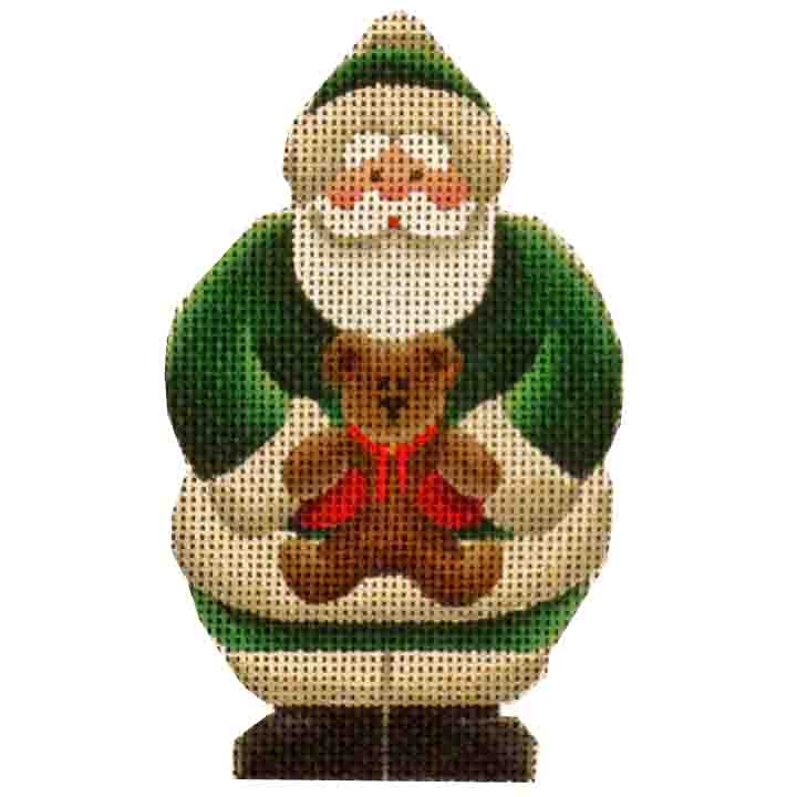 523D - Santa with Teddy Bear