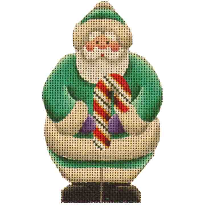 523E - Santa with Candy Cane