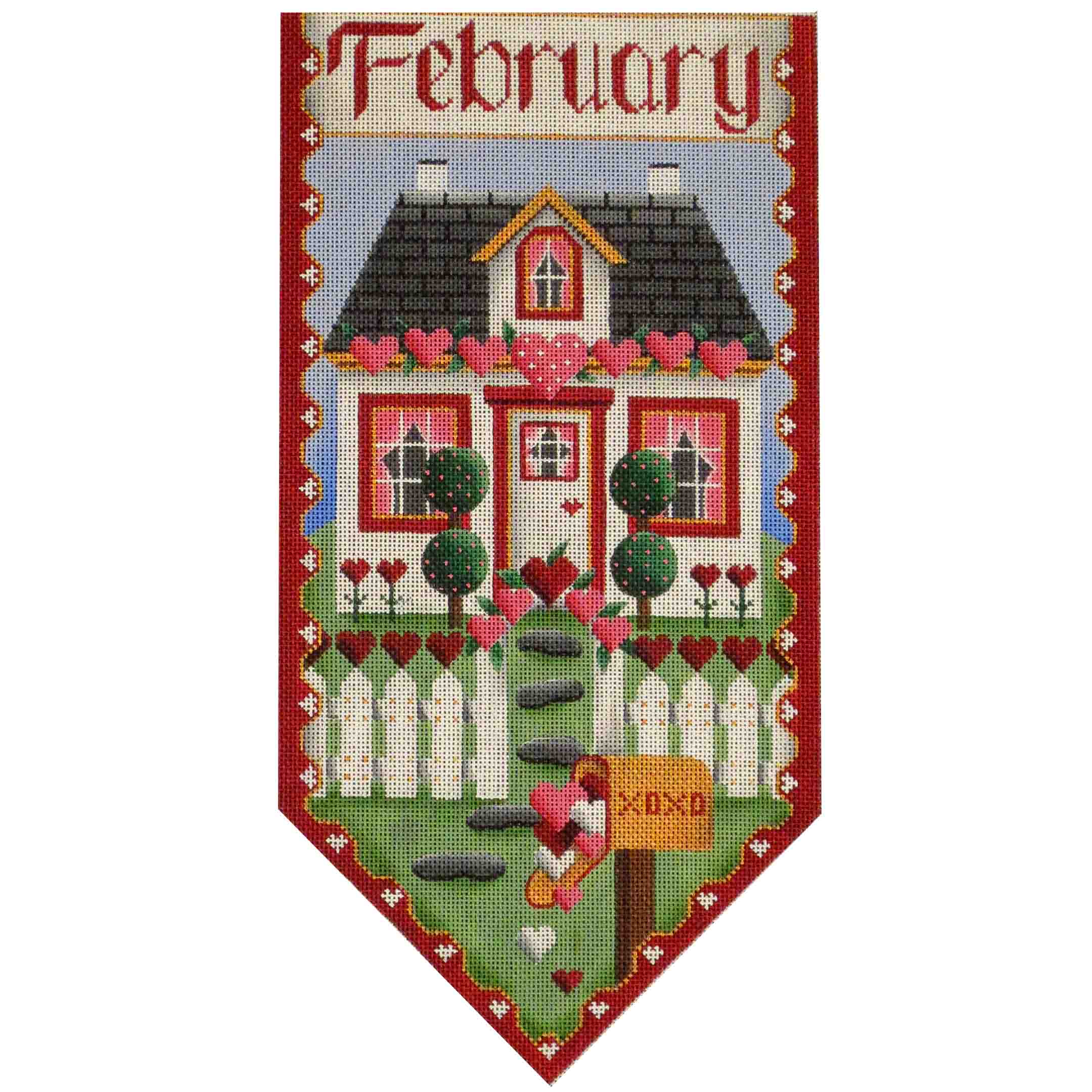 529B - February Cottage Banner
