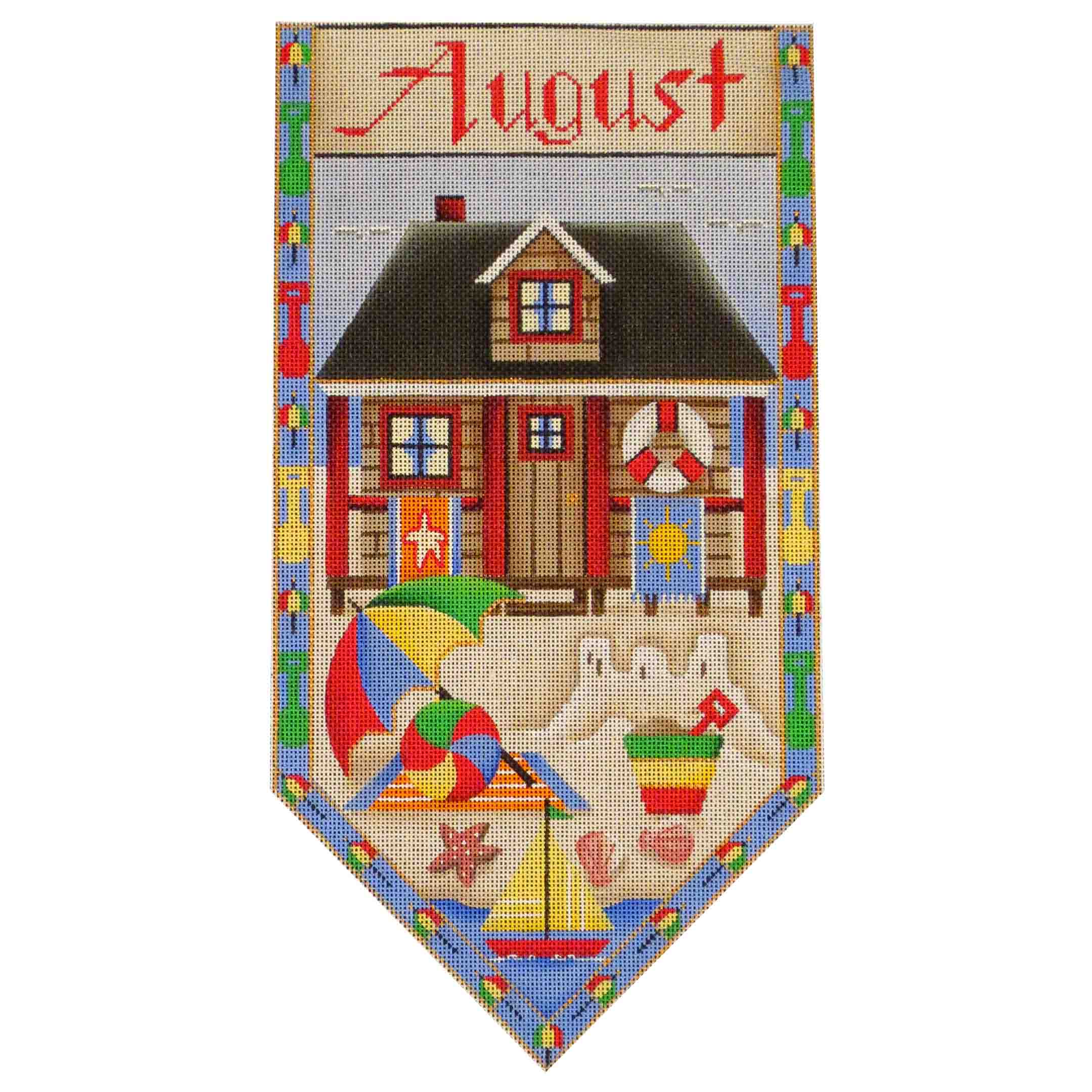 529H - August Cottage Banner