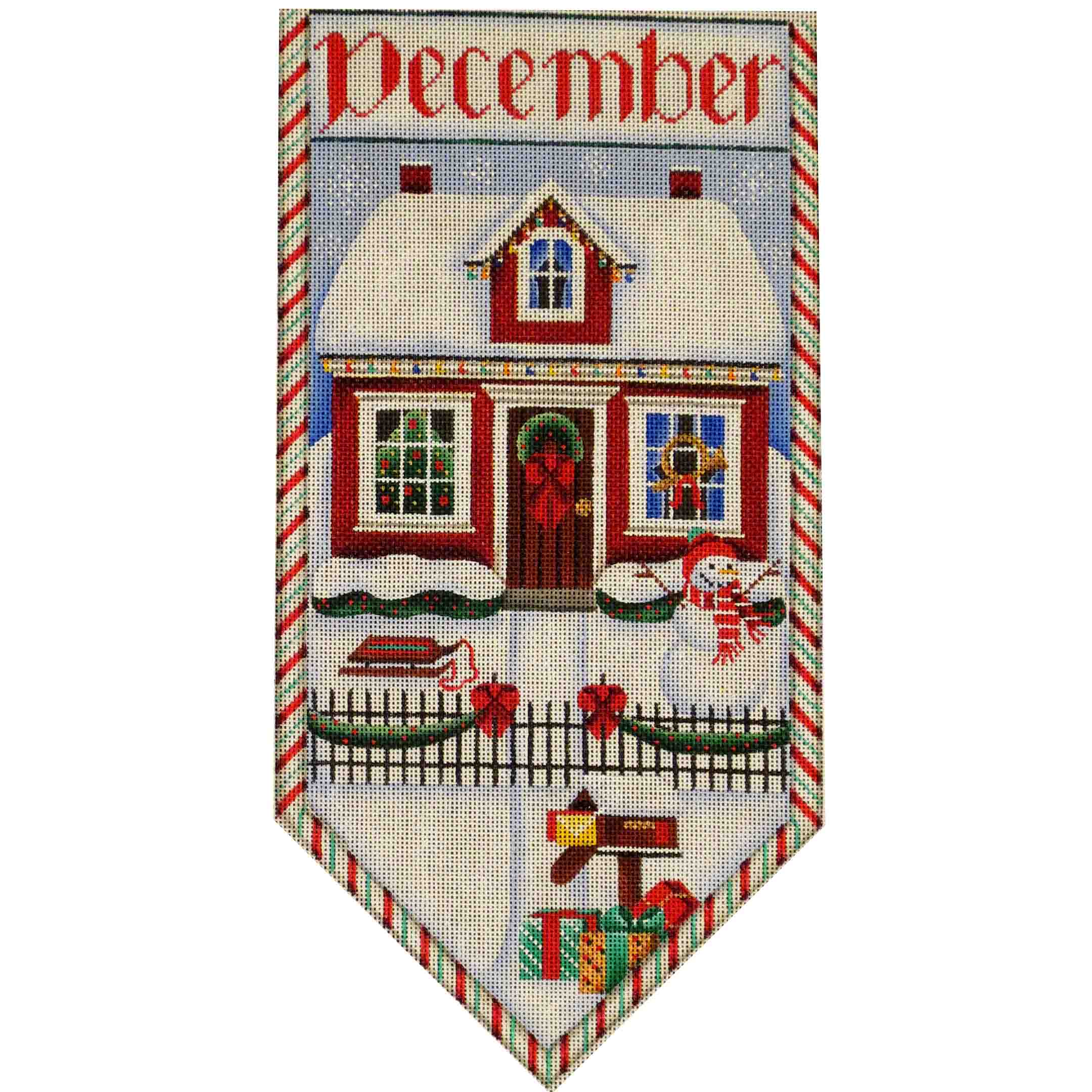 529L - Christmas Cottage Banner