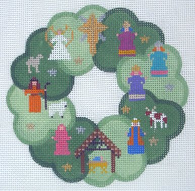 PP530BJ - Wreath: Christmas Nativity