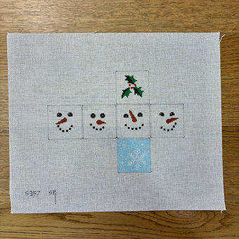 SR5357 -  Snowman Faces 2" Cube