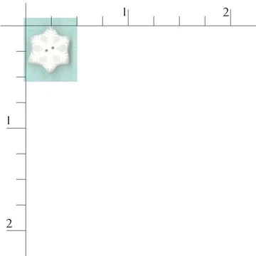 Tiny Snowflake Button