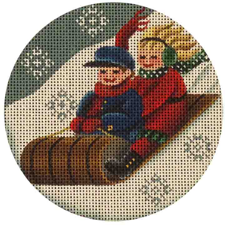542A - Sledding Children