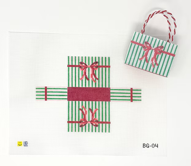 BG-04 - 3D Mini Striped Holiday Bag