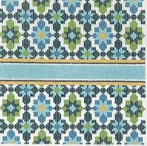 P-11 - Portuguese Tiles - 5" Square - Turquoise