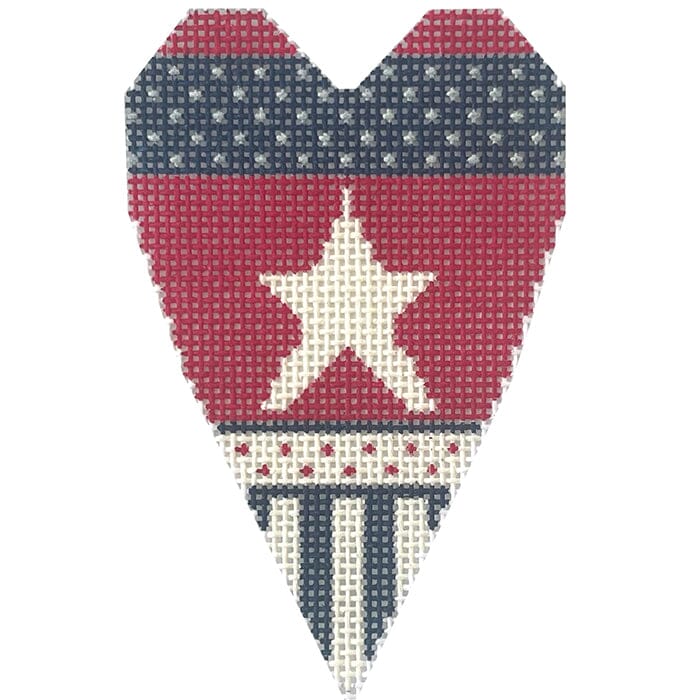 ND572B - Patriotic Heart B