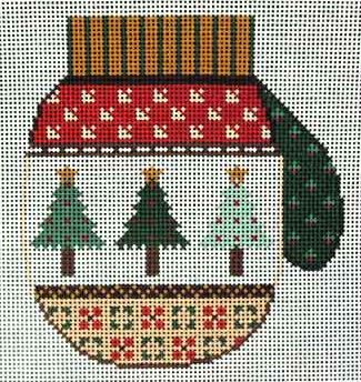 PP580AA - Mitten: Three Pine Trees