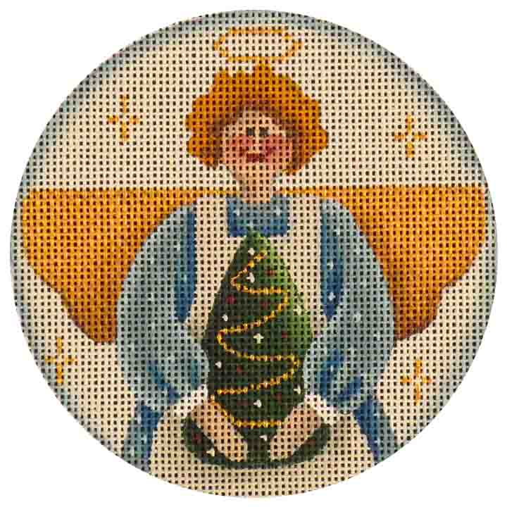 585A - Folk Tree Angel