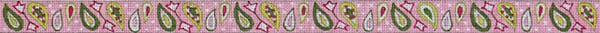 588 -Peppermint Pink Paisley Belt