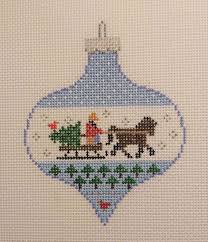 PP589AC - Teardrop Ornament: Tree Farm