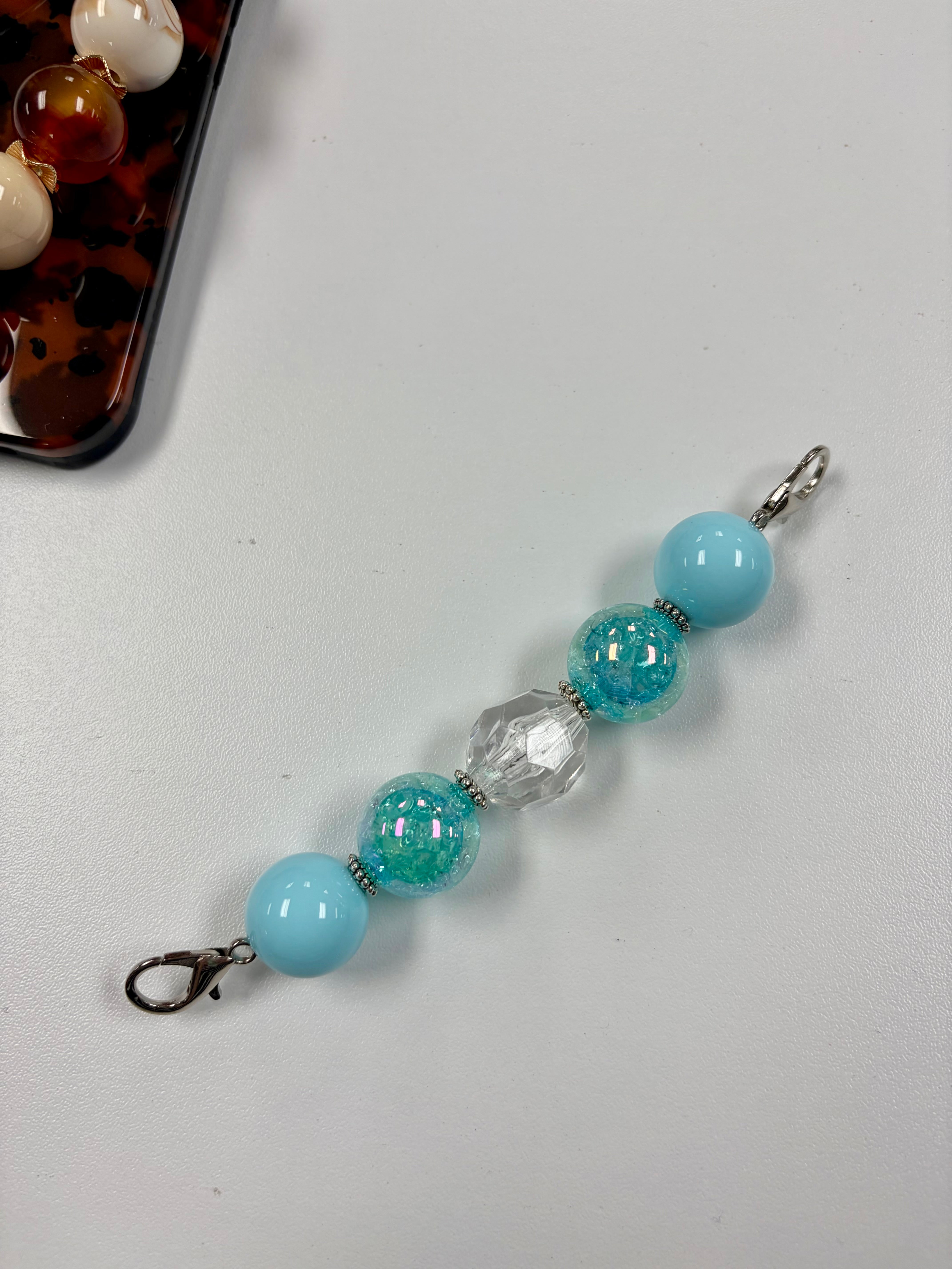 Charming Beads Phone Strap & Attachments (Case not included)