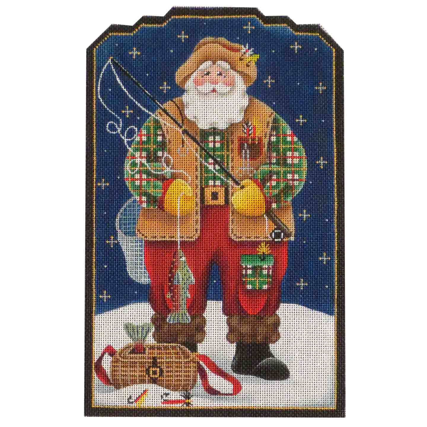 590G - Fishing Santa