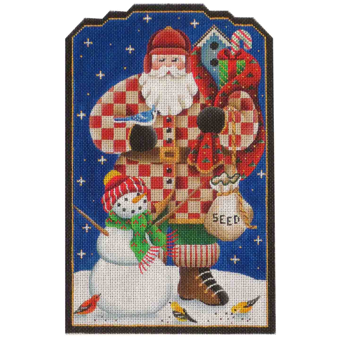 590O - Bird Watcher Santa