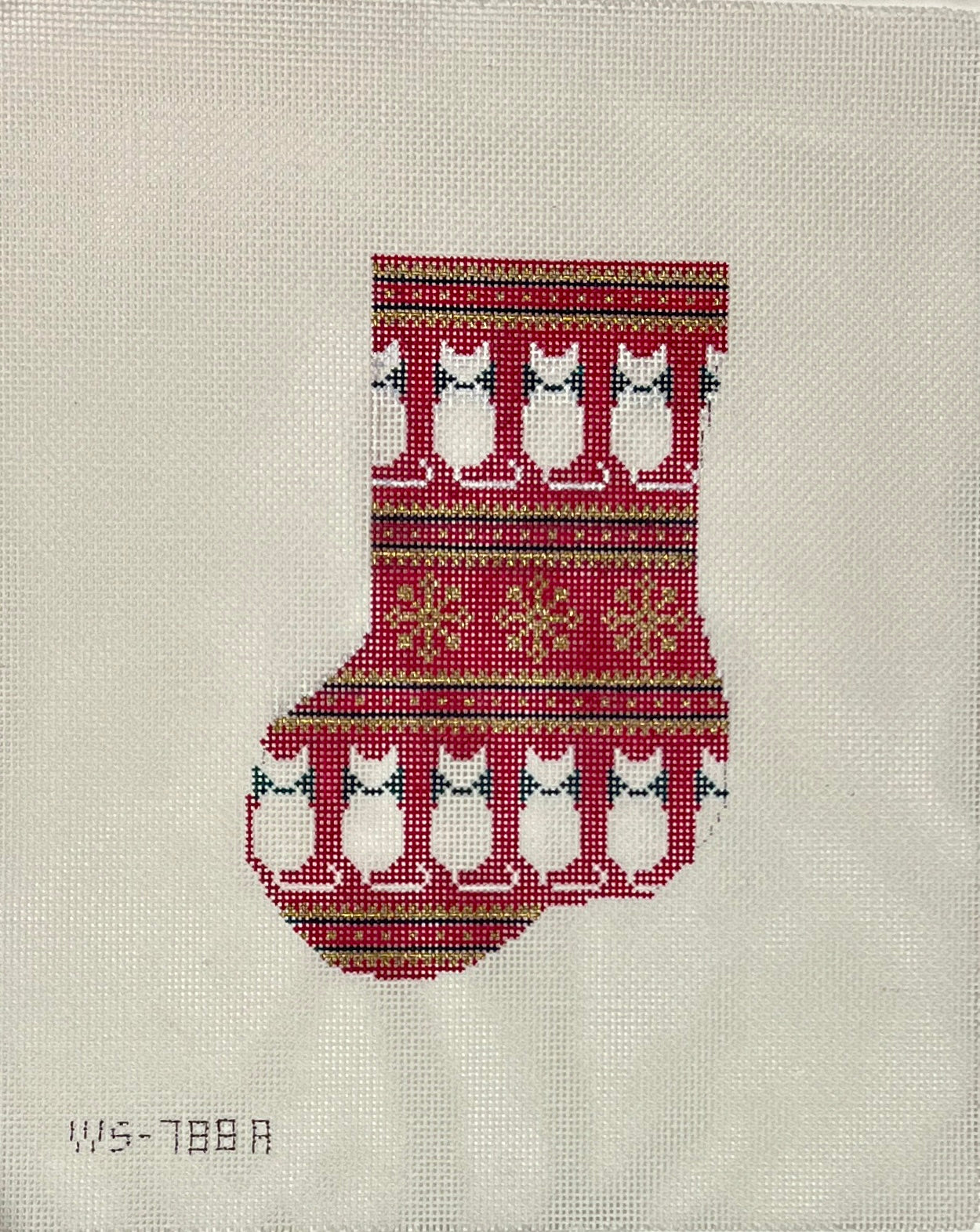 WS788A - Kitty Cat Stocking