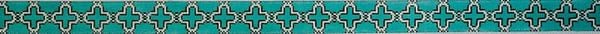611B - Moroccan Tile - Teal Belt