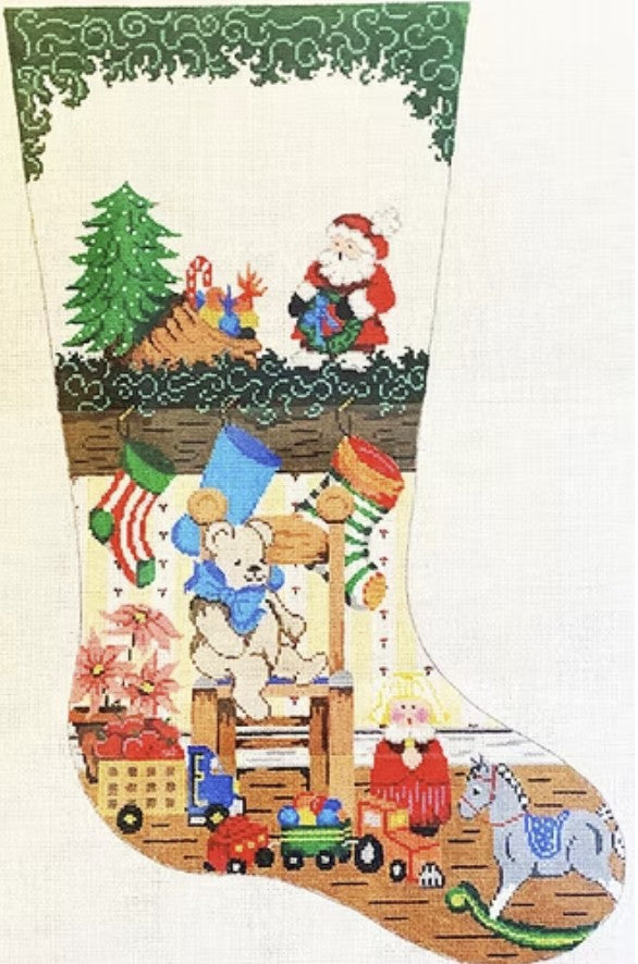 6251 - Teddy Bear and Toys Stocking