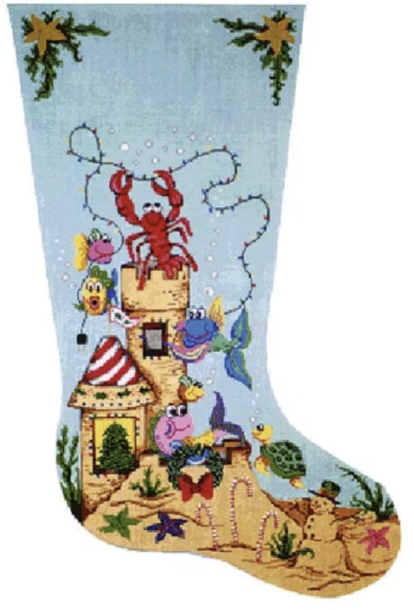 6255 - Fun Fish and Sand Castle Stocking