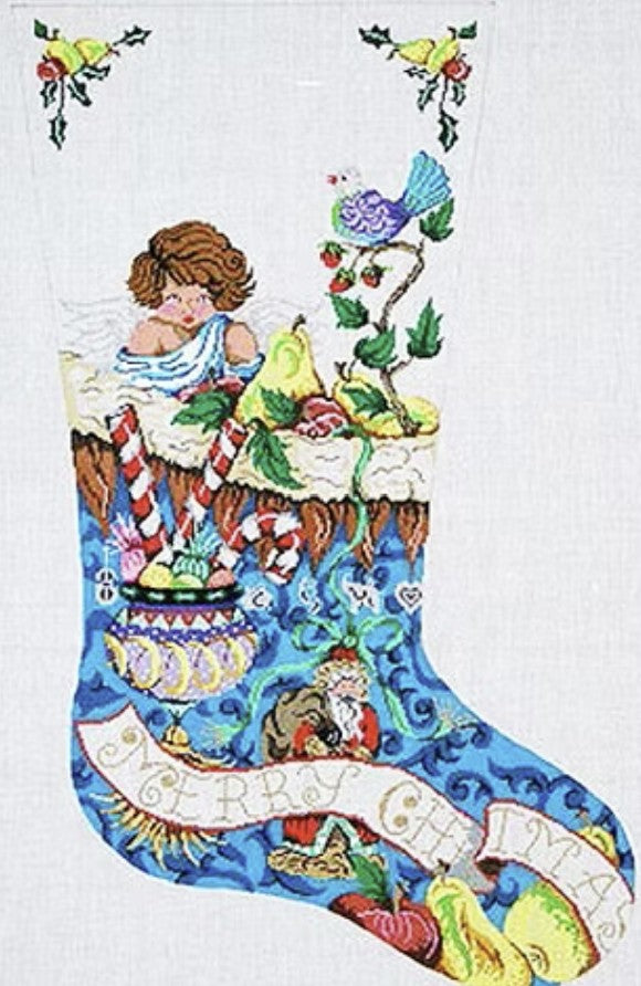 6258 - Victorian on Blue Stocking