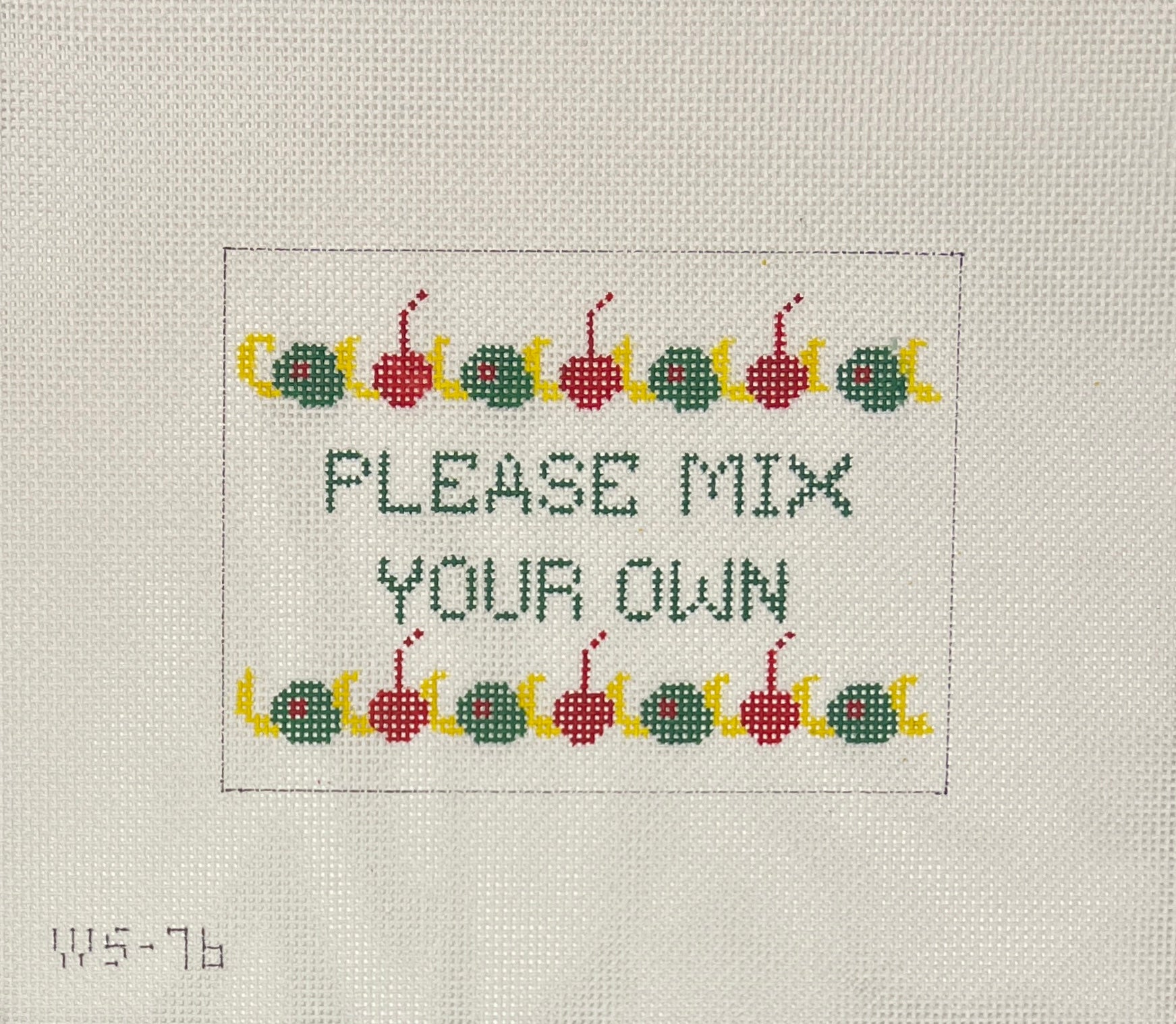 WS76 - Mix Your Own with Garnish Border