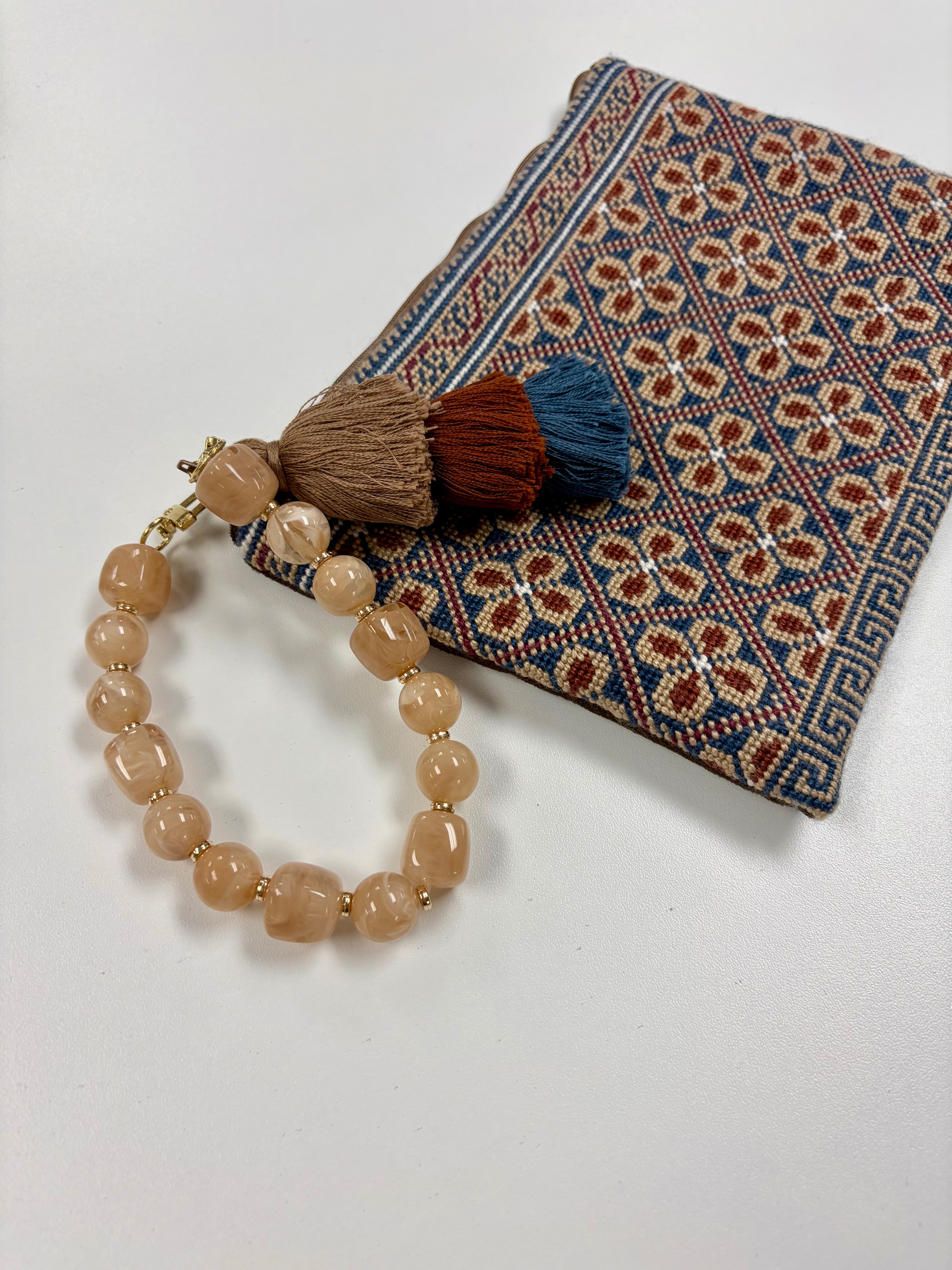 Charming Beads Clutch Strap
