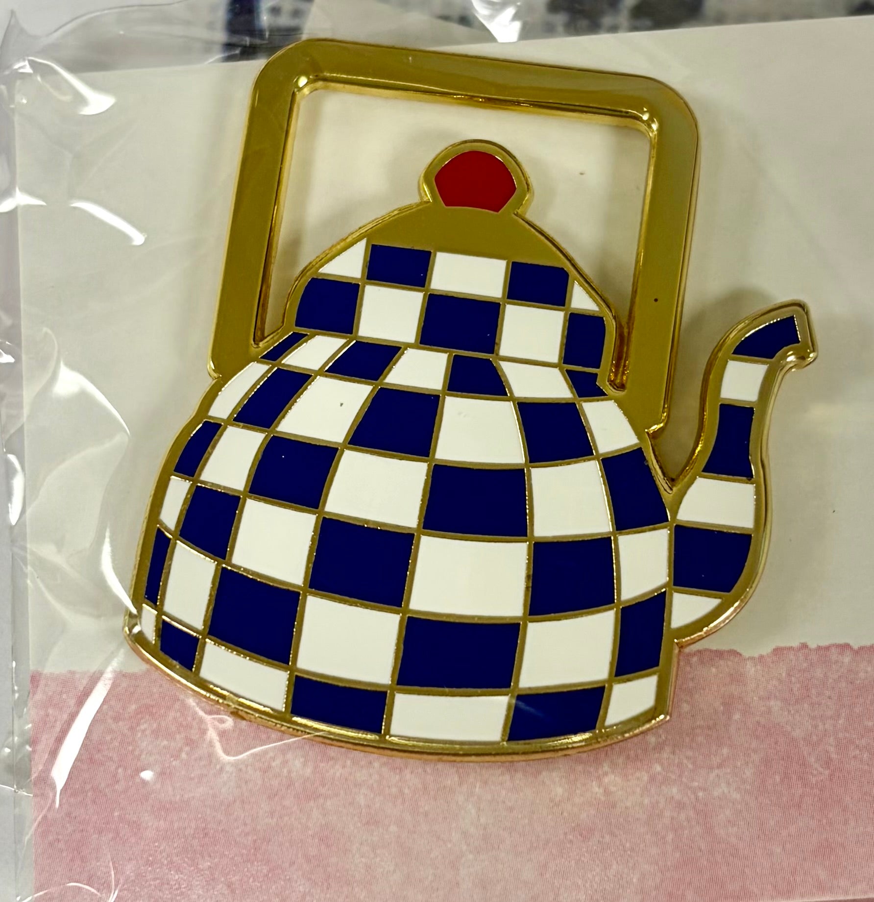 Teapot Needle Minder - Navy