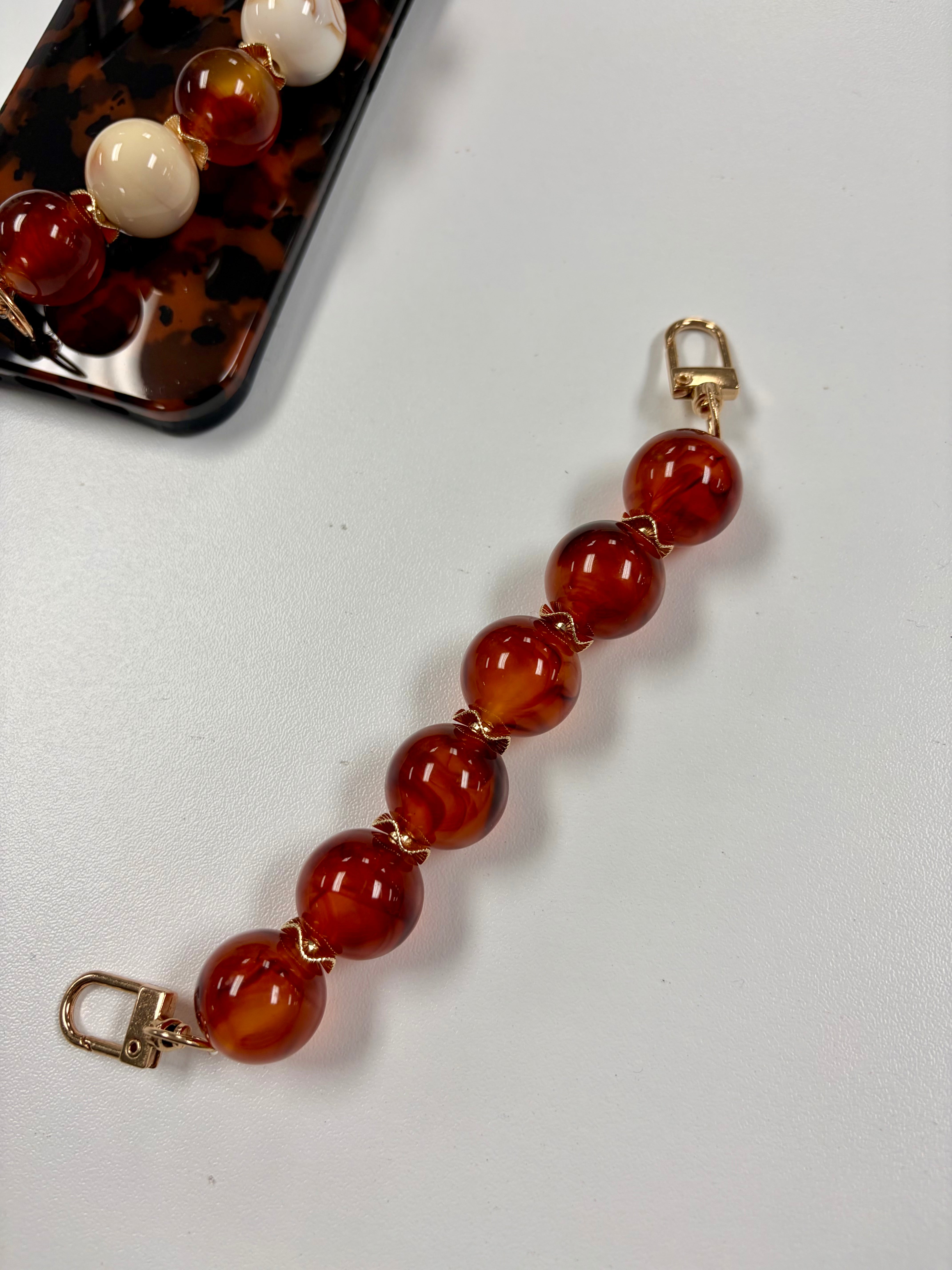 Charming Beads Phone Strap & Attachments (Case not included)