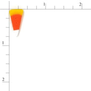 Small Candy Corn Button