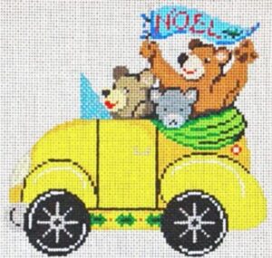 7340 - Yellow VW with Bears