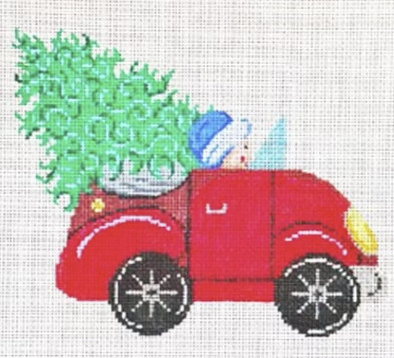 7342 - Red VW with Tree