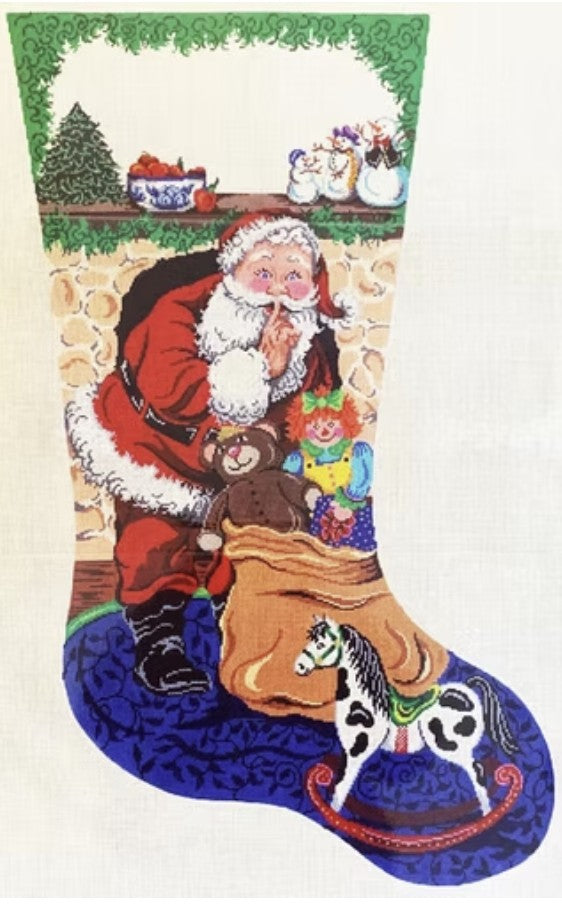 7390 -  Santa Shhhh Girls Toys Stocking