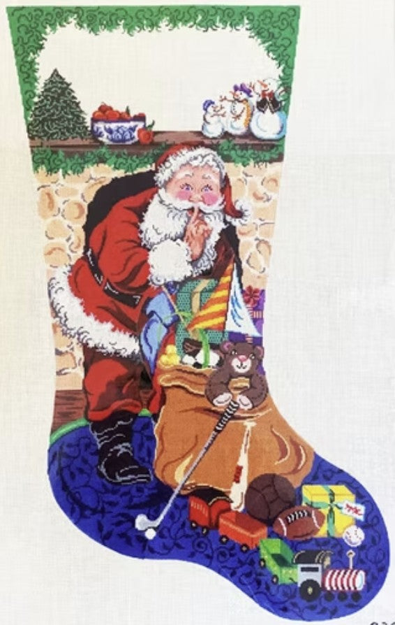 7391 -  Santa Shhhh Boys Toys Stocking