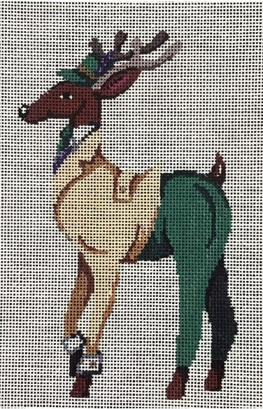 7413 -  Reindeer, Gentleman with Green Hat