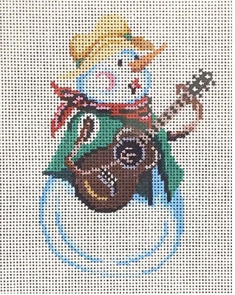 7524 - Ornament - Snowman Playing the Guitar