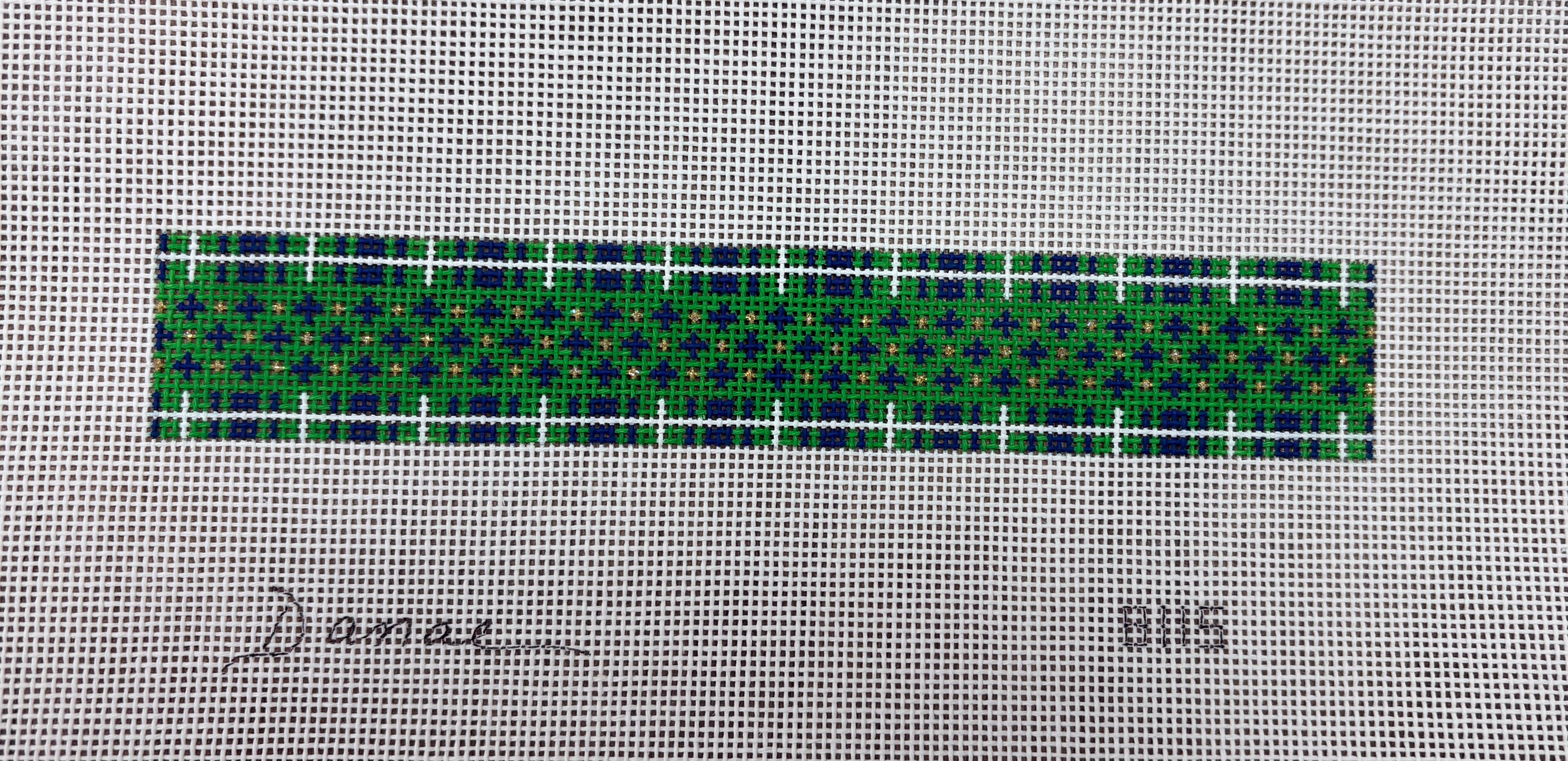 8115 - Green Blue Dot Key Fob
