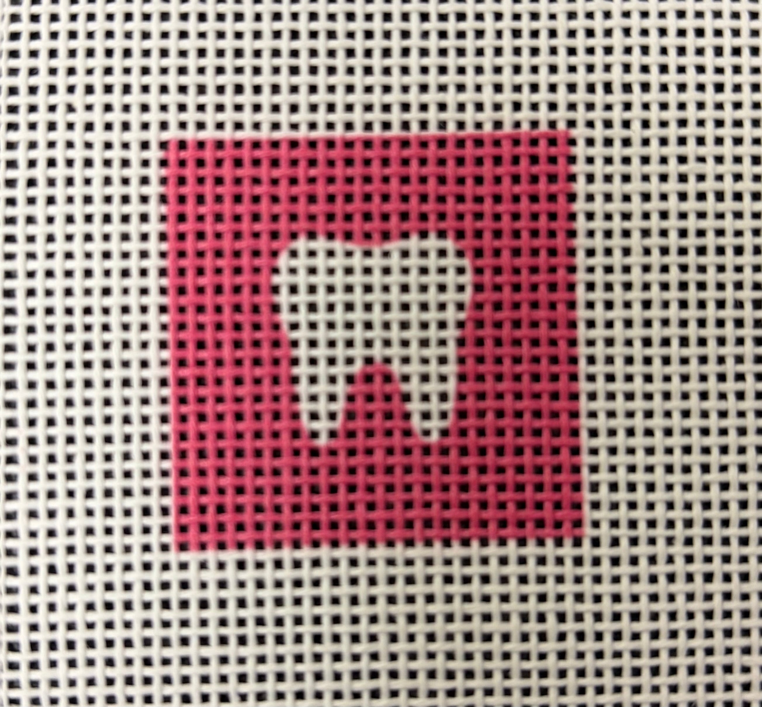 TT113 - White Tooth with Pink Background