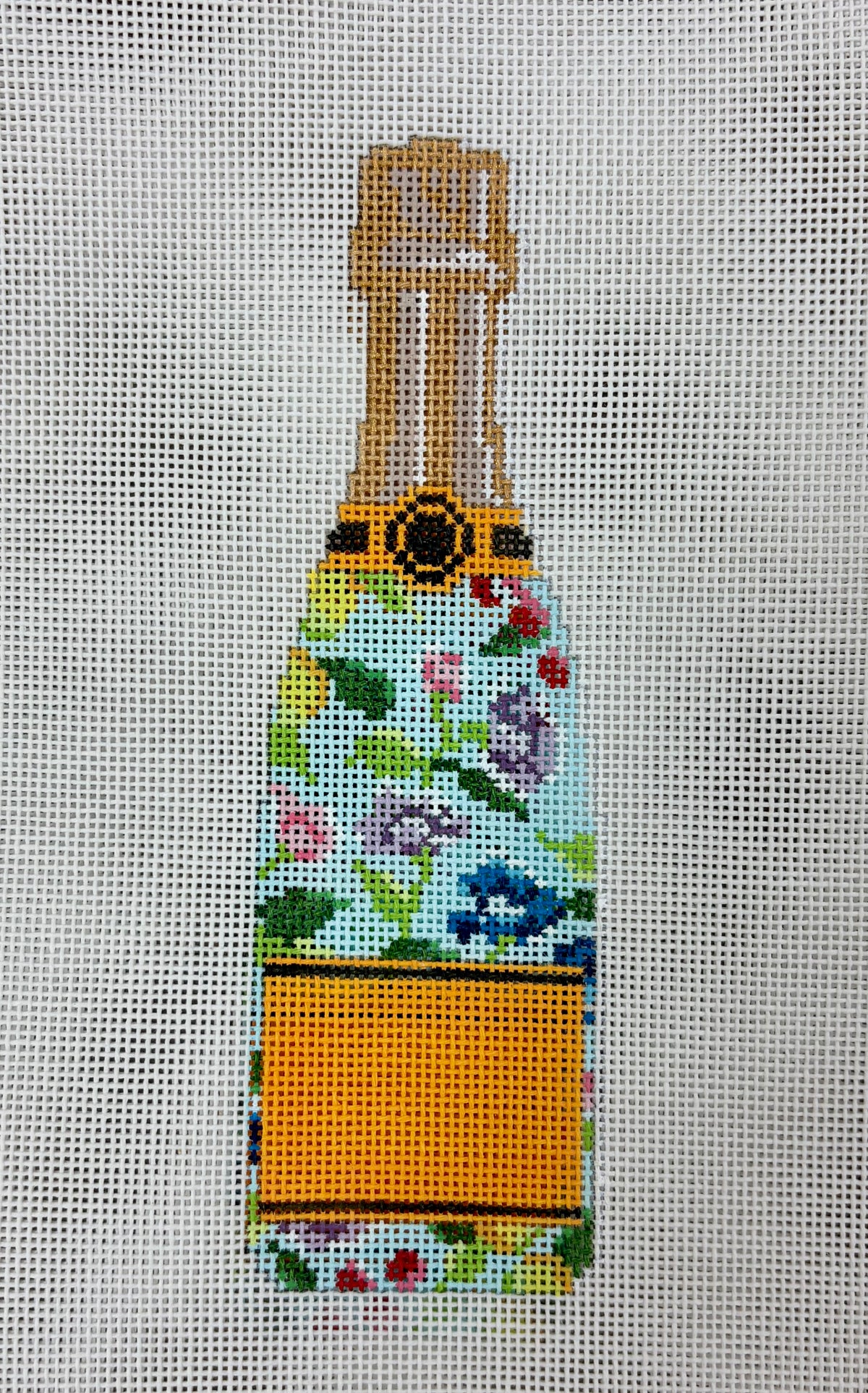 CLV004-BF - Blue Floral Champagne