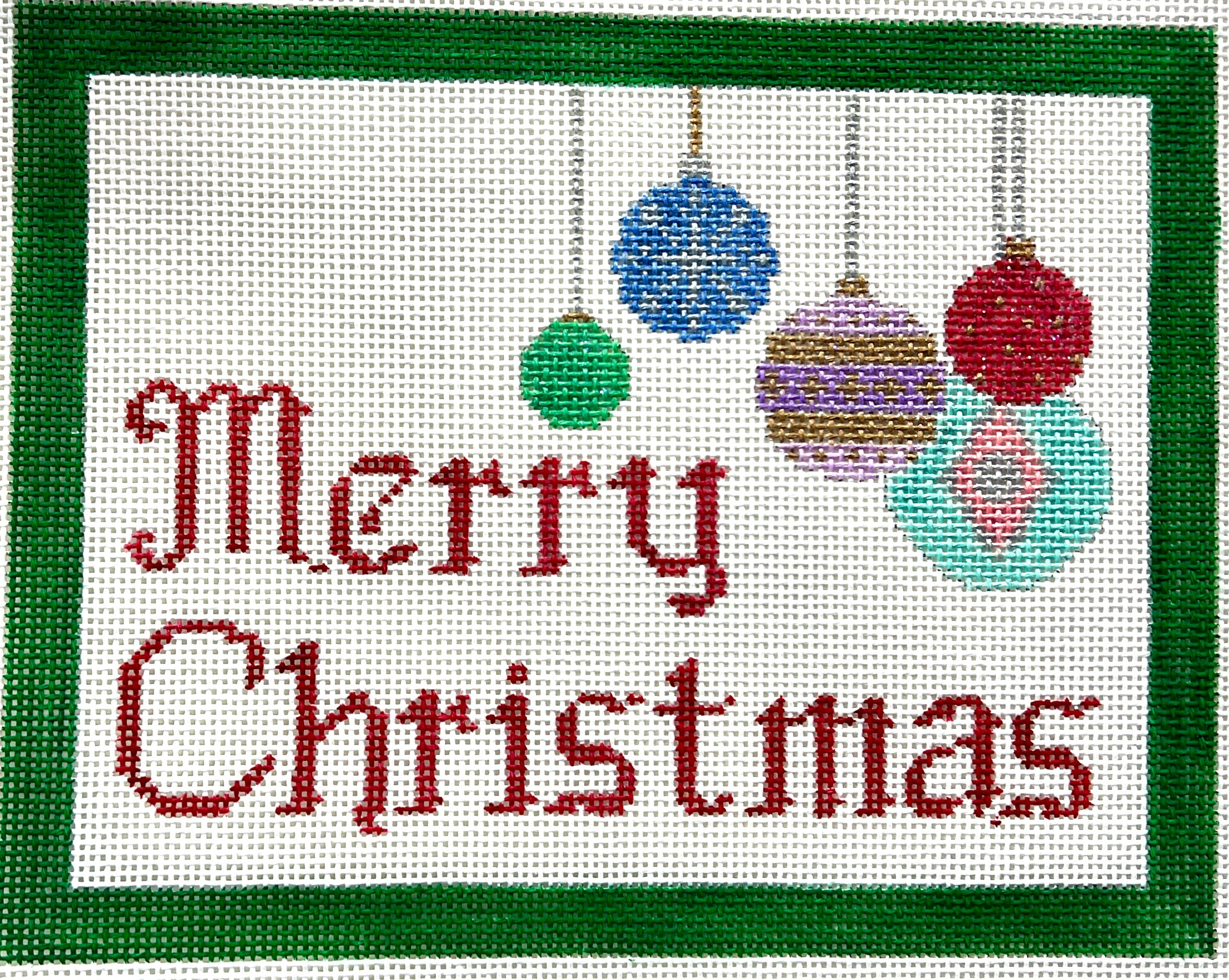 WS696 - Merry Christmas Ornaments