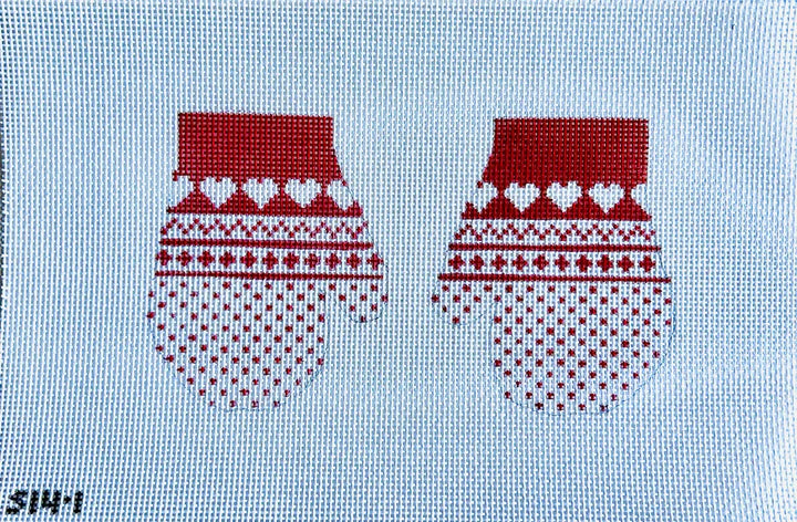 SI41 - Red Heart Mittens