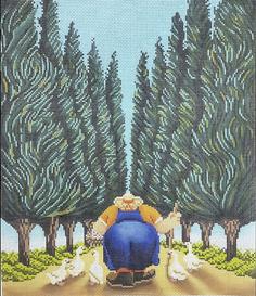 LH8020 - Cypress and Geese