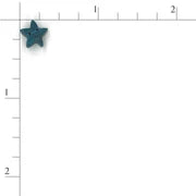 Small Denim Star Button