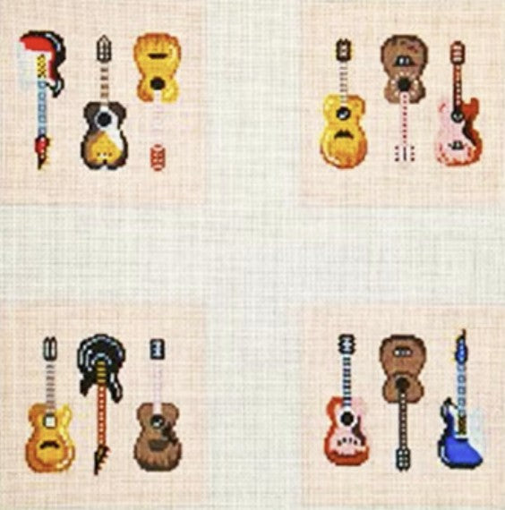 8264 - Coasters - 4 Guitars