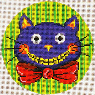8281 - Purple Cat on Green