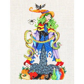 8320 - Halloween Witch with Snake