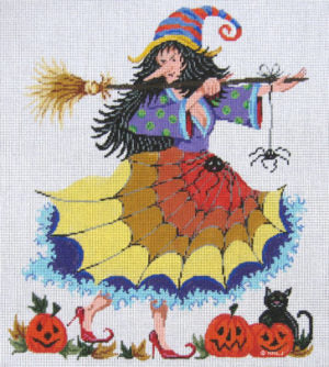 8321 - Halloween Witch with Yellow Skirt